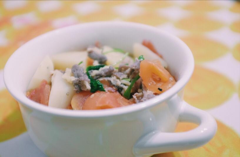 番茄土豆肥牛锅