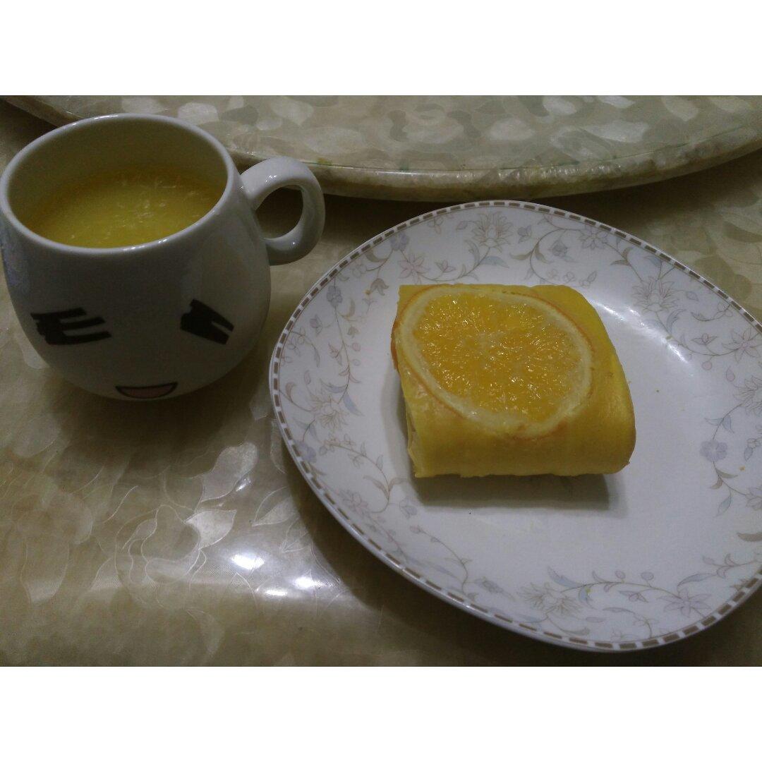 橙香蛋糕卷