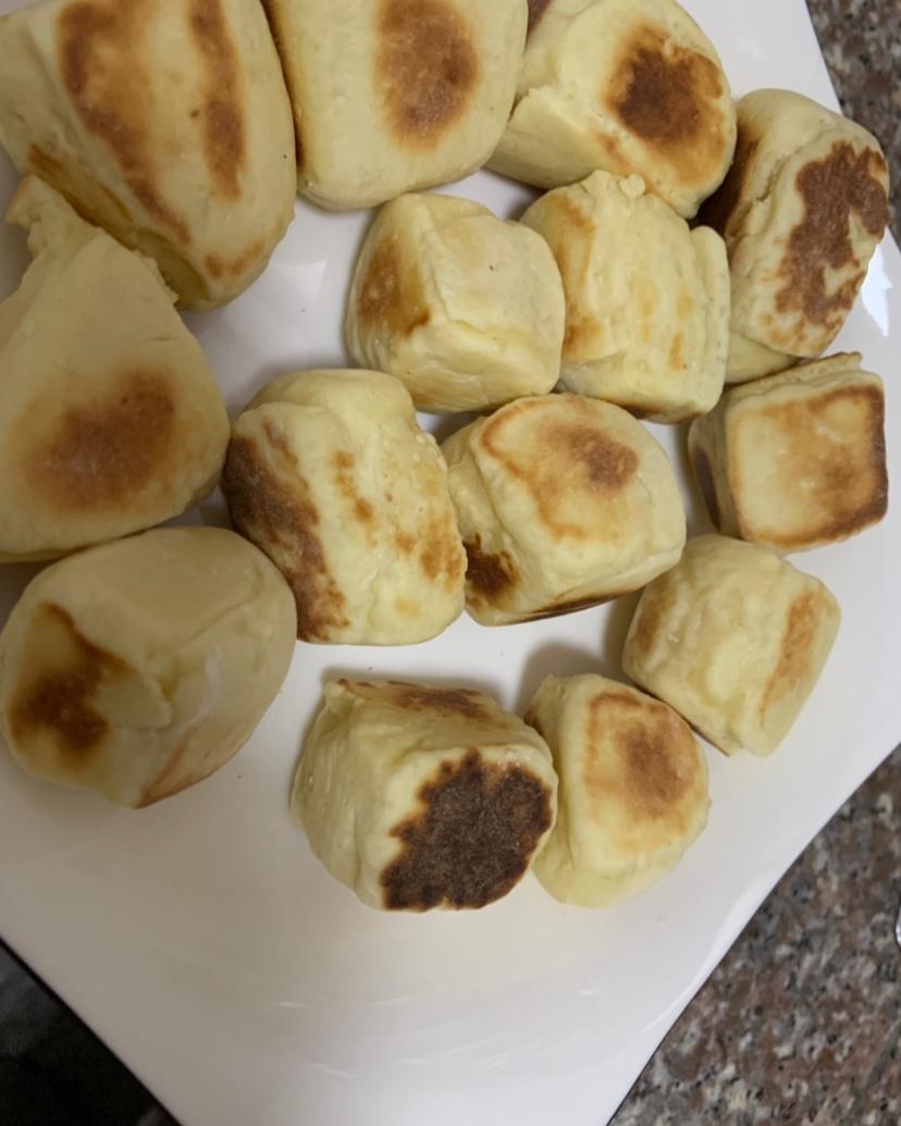 平底锅奶香小馒头