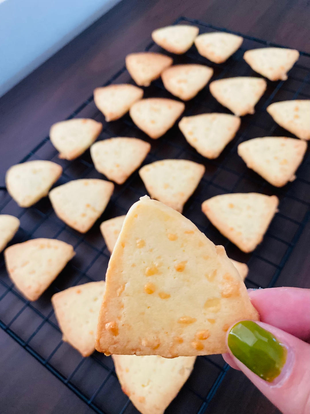 免打发❗️零失败❗️黄金芝士咸味饼干❗️