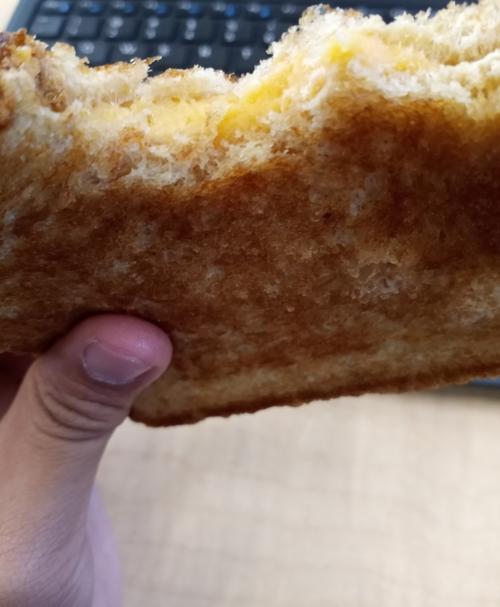 两面包夹芝士的做法 步骤2