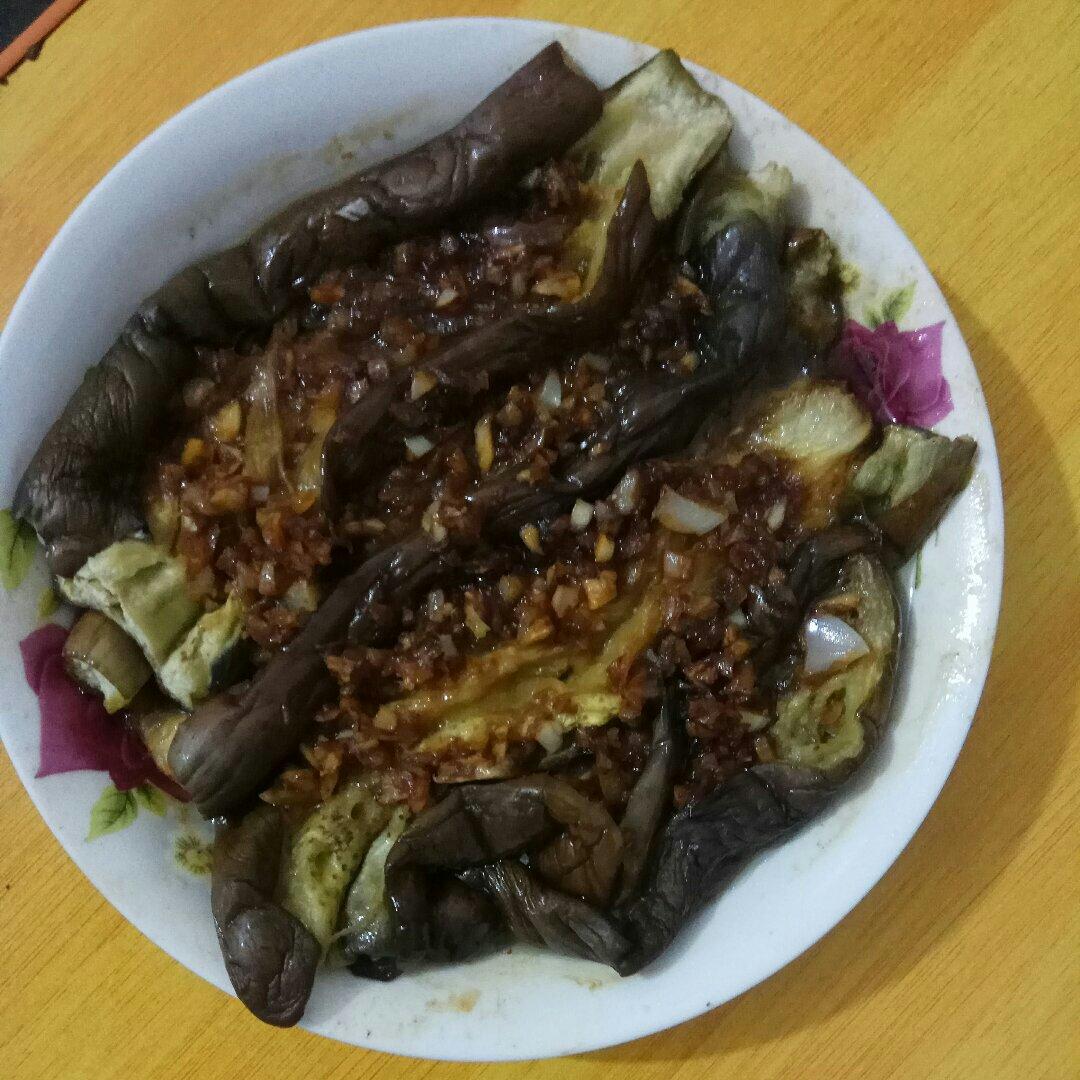 微波炉烤茄子