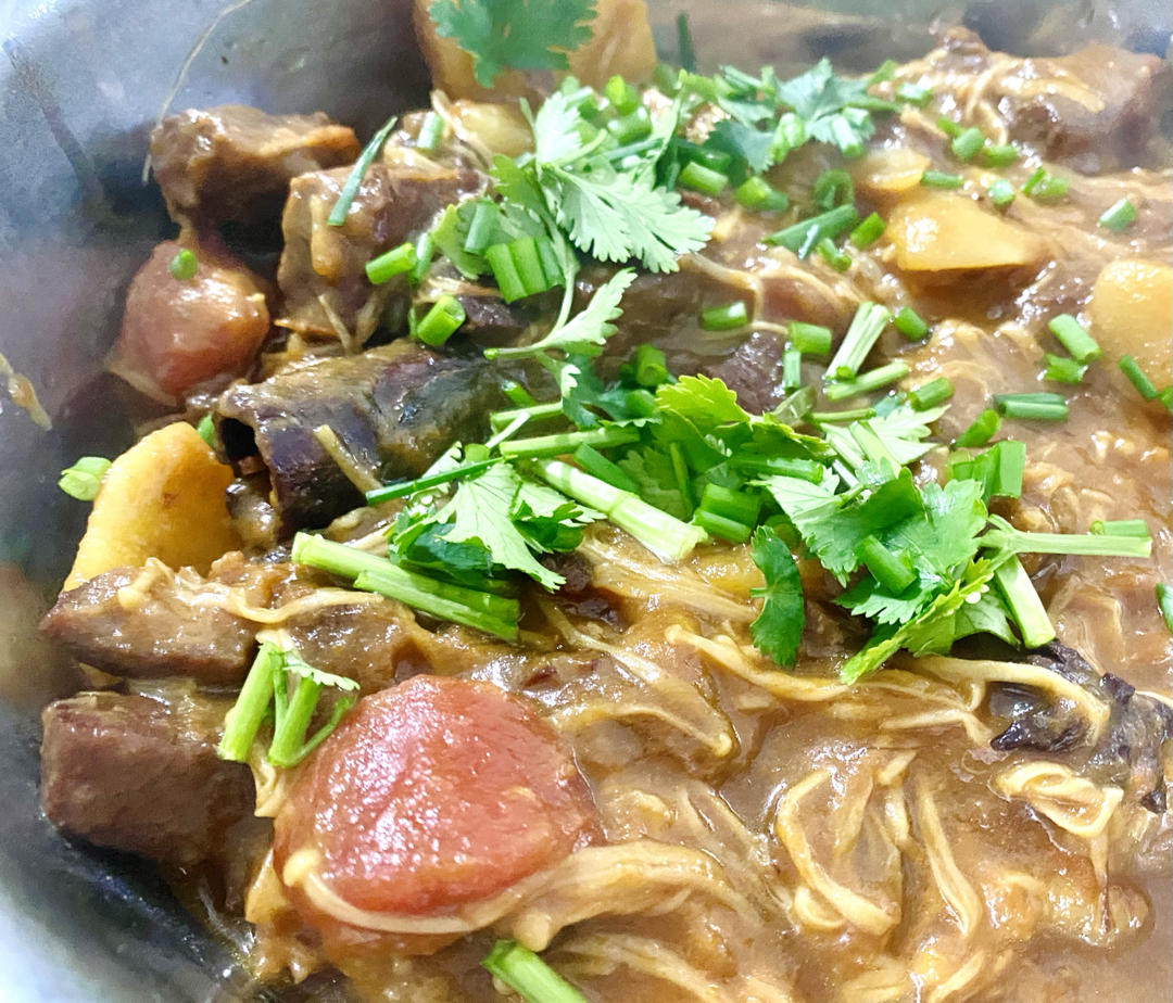 番茄土豆炖牛腩