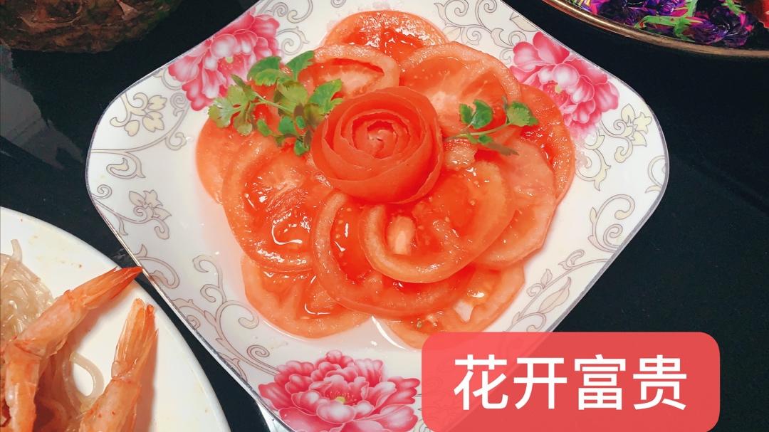 花开富贵-糖拌西红柿