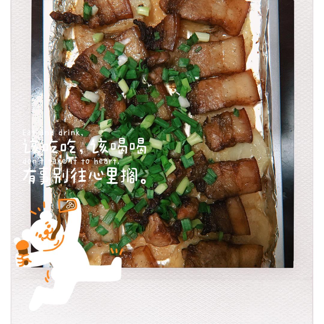 小烤箱土豆🥔五花肉的做法