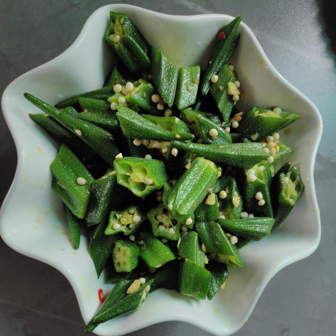 凉拌秋葵