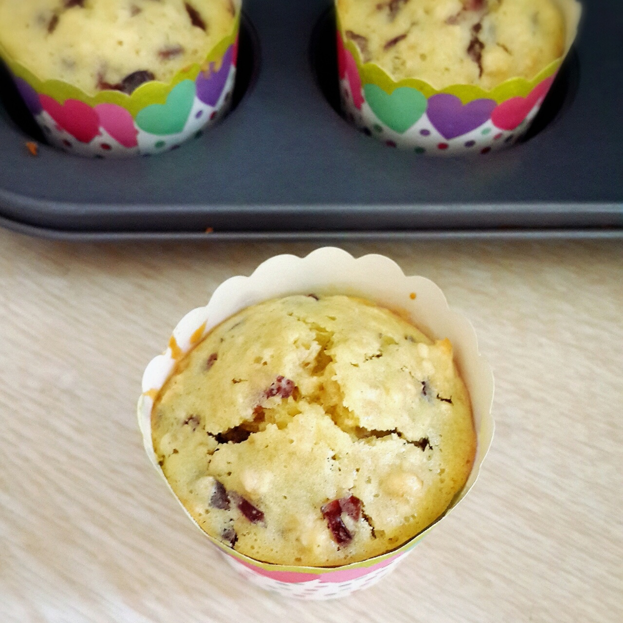 草莓燕麦muffin—健康快手美味