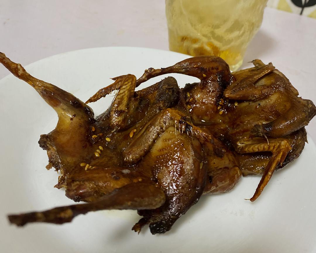烤鹌鹑