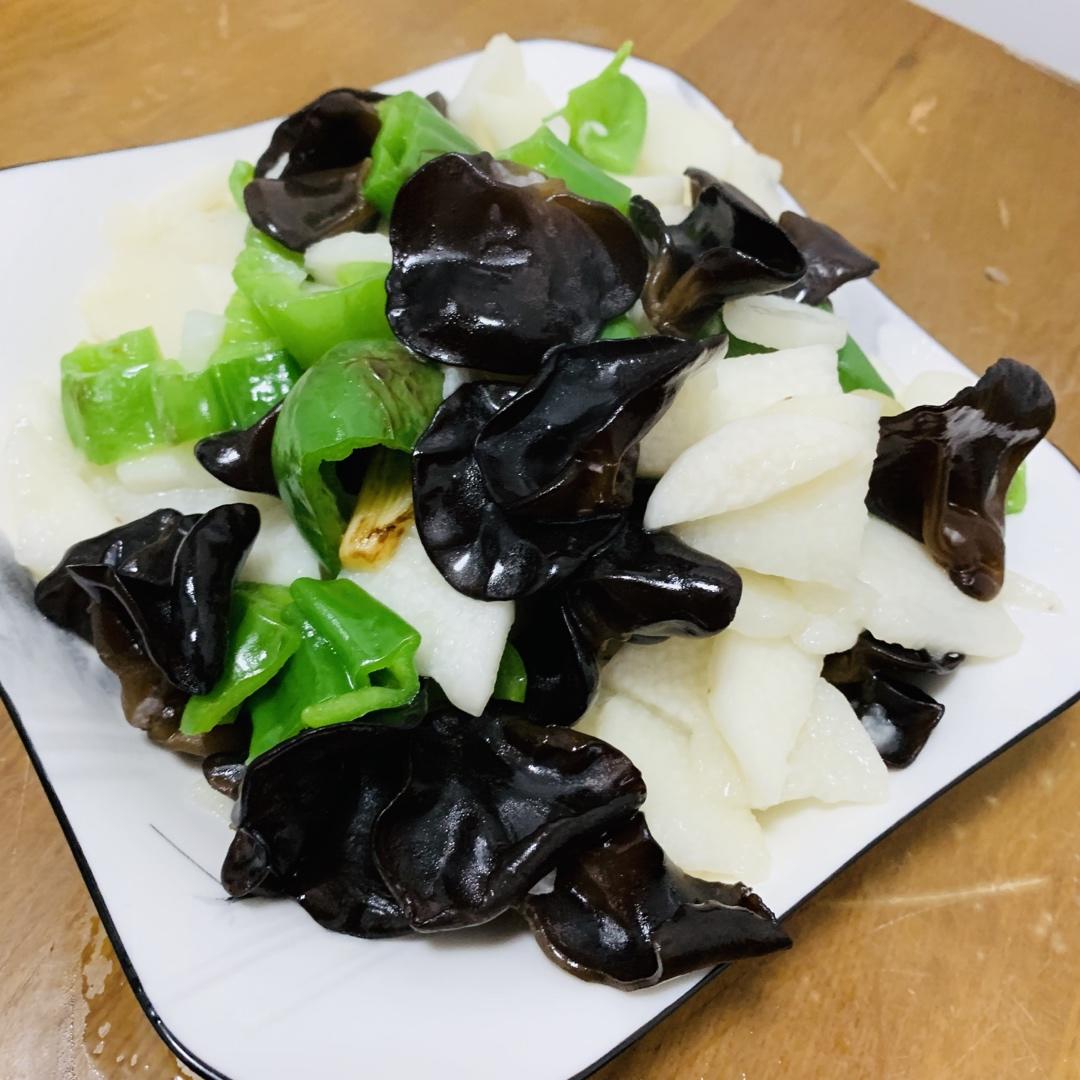 山药炒木耳