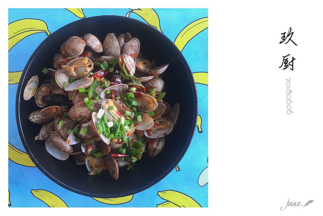 赛过大排档的爆炒花蛤