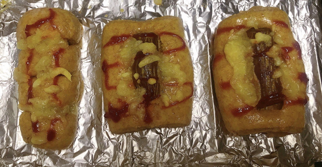 No.17葱香芝士火腿面包🌭