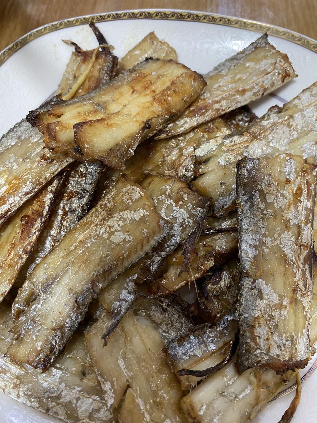空气炸锅版香酥带鱼