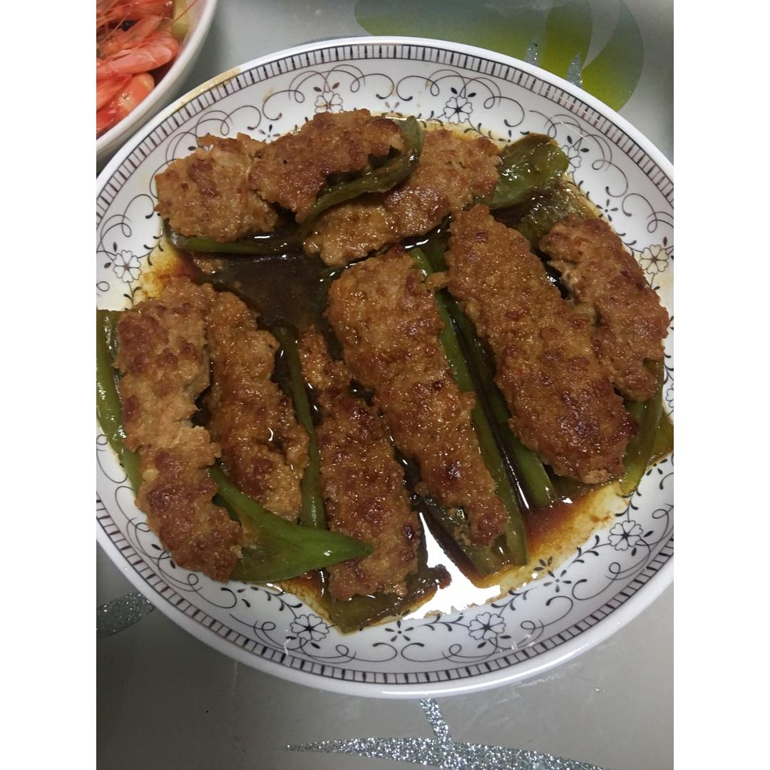 下饭菜肴--青椒酿肉
