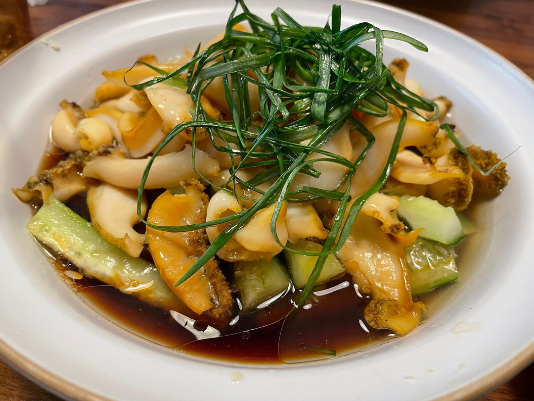 葱油纸片鲍鱼！有手就会做！网络热门美食鉴定