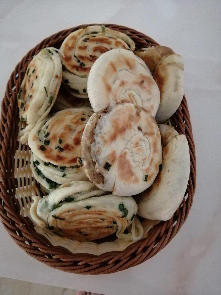 芝麻酱椒盐发面饼