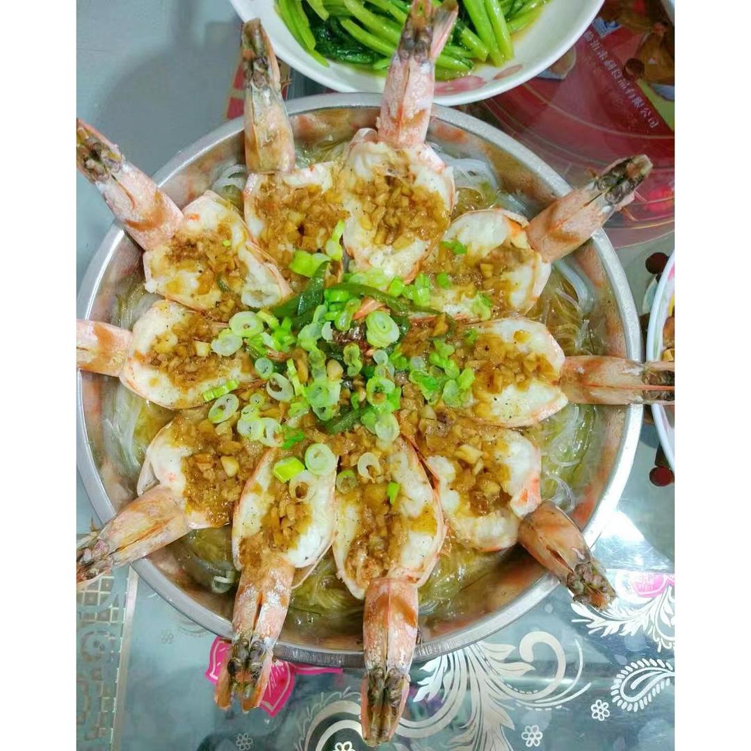 蒜蓉粉丝蒸虾