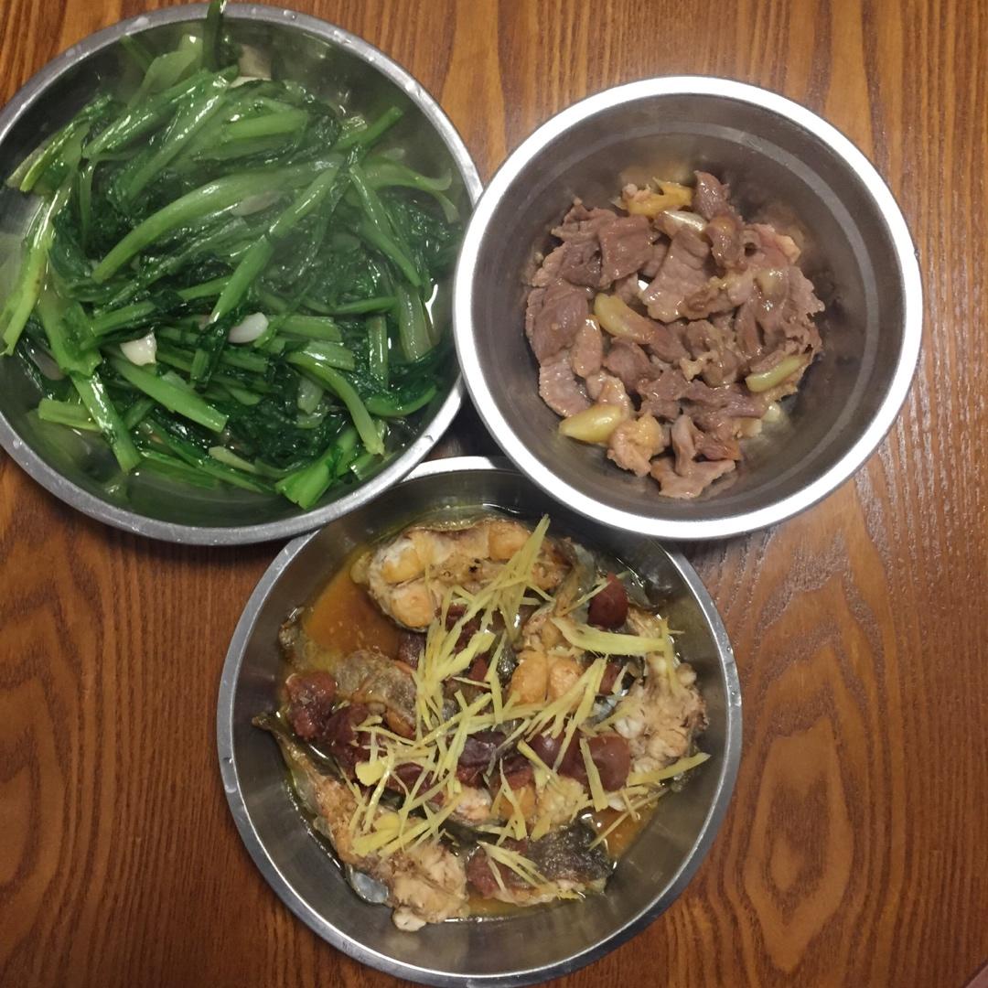一家四口一日三餐❤️