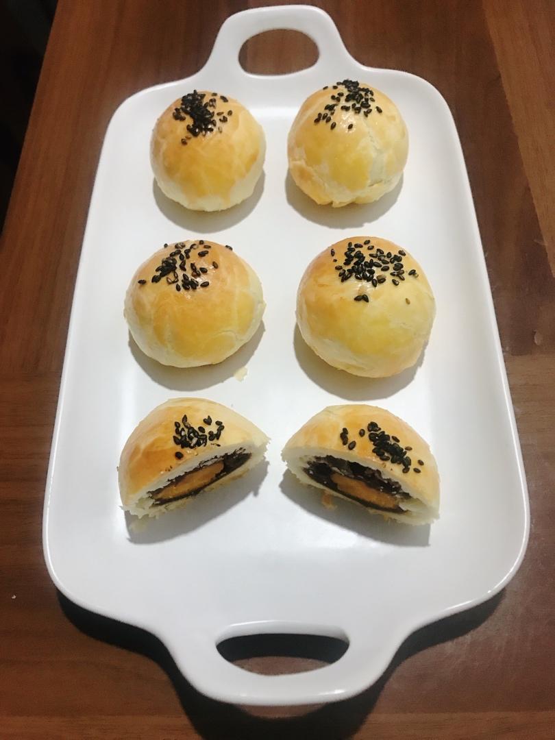 蛋黄酥，只需松弛一次的做法，适合新手