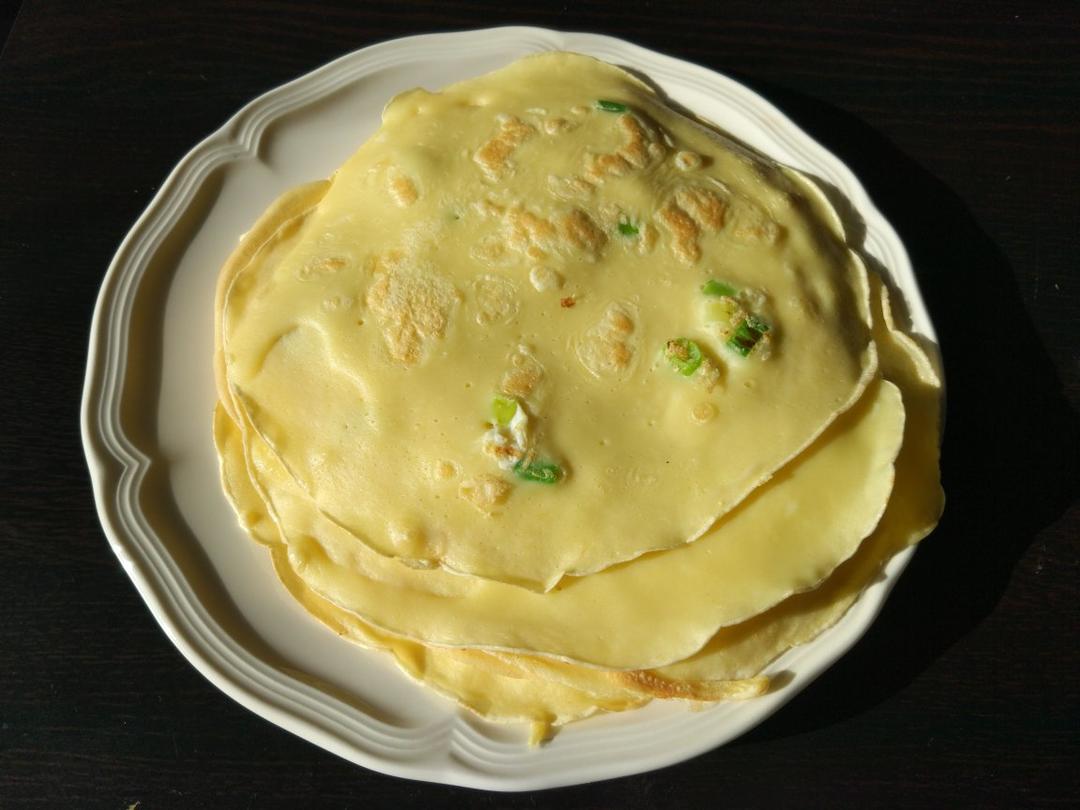 葱花蛋饼（快手营养早餐）