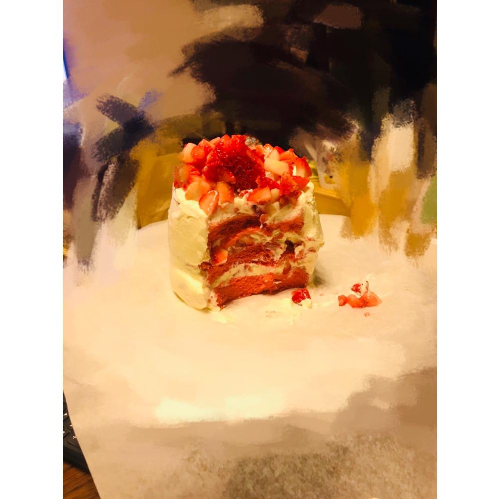 四寸可可戚风--简单做法简单装饰简单漂亮