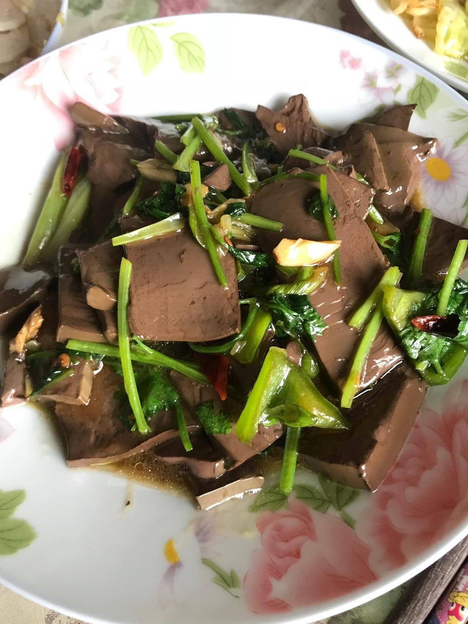 亲妈牌爆炒鸭血
