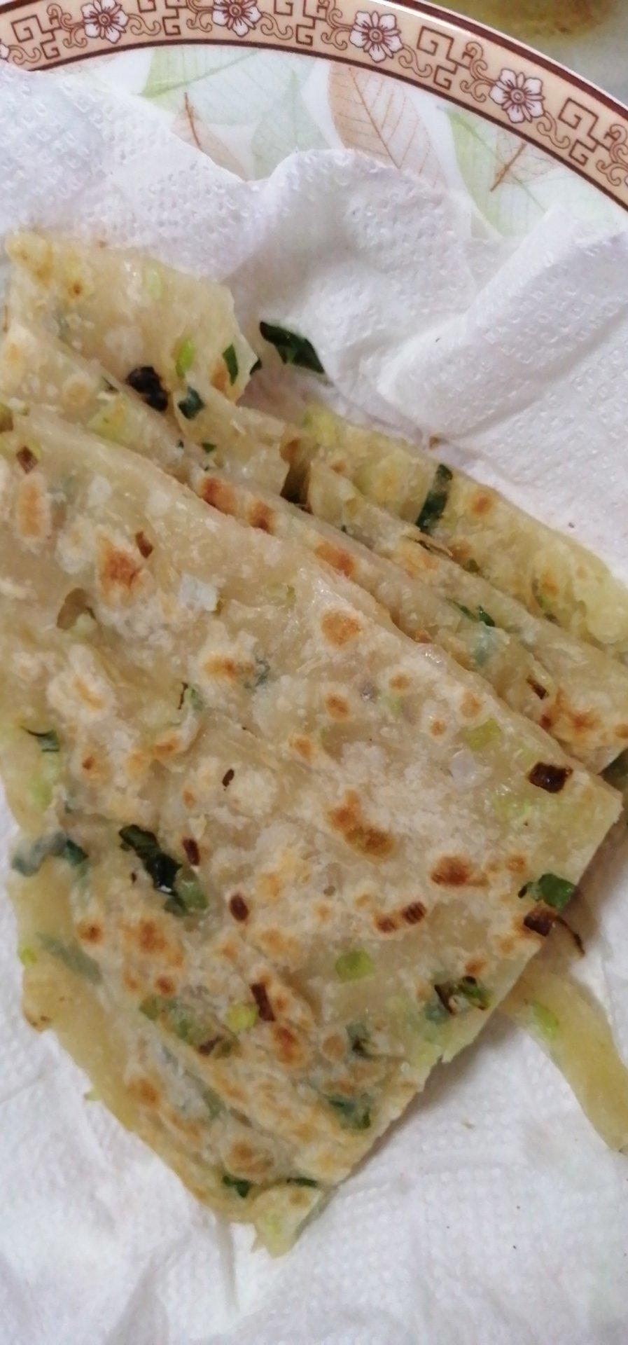 千层酥软葱油饼