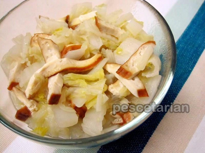 豆干炒大白菜的做法