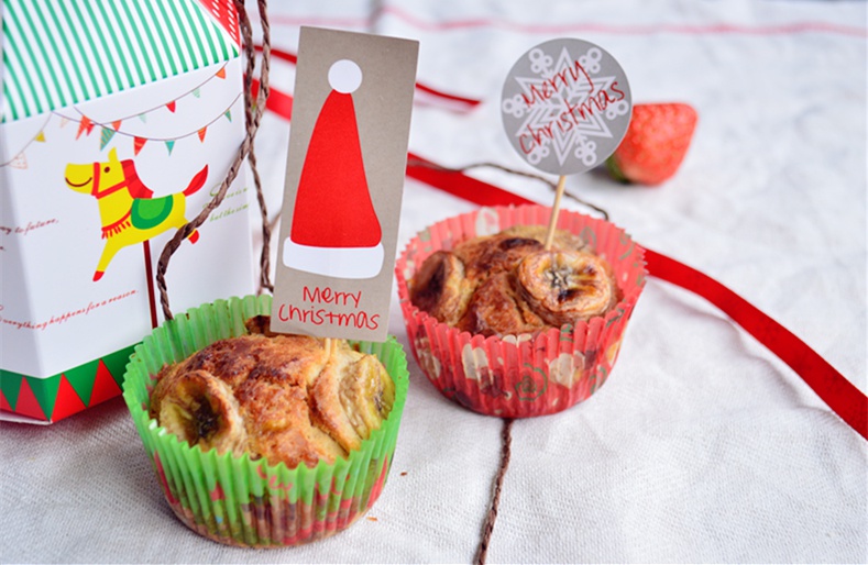 香蕉纸杯蛋糕（小嶋）