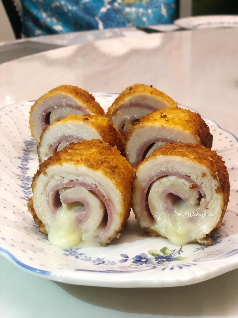chicken cordon bleu 蓝绶带法式鸡肉卷