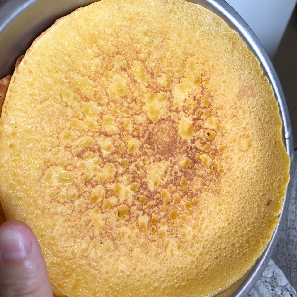 鸡蛋玉米饼（附松饼煎圆的方法）