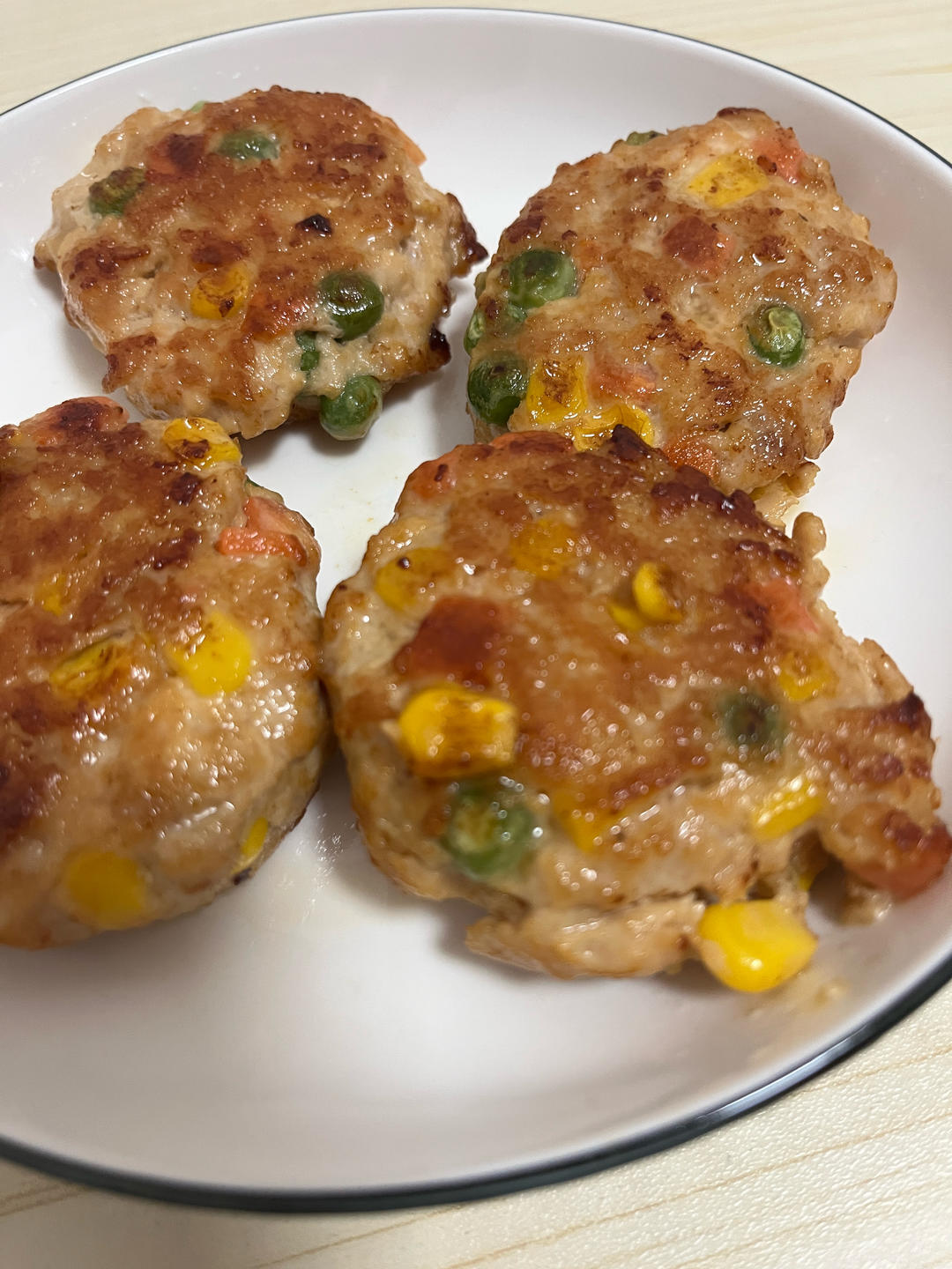 减肥餐低脂鸡胸肉饼
