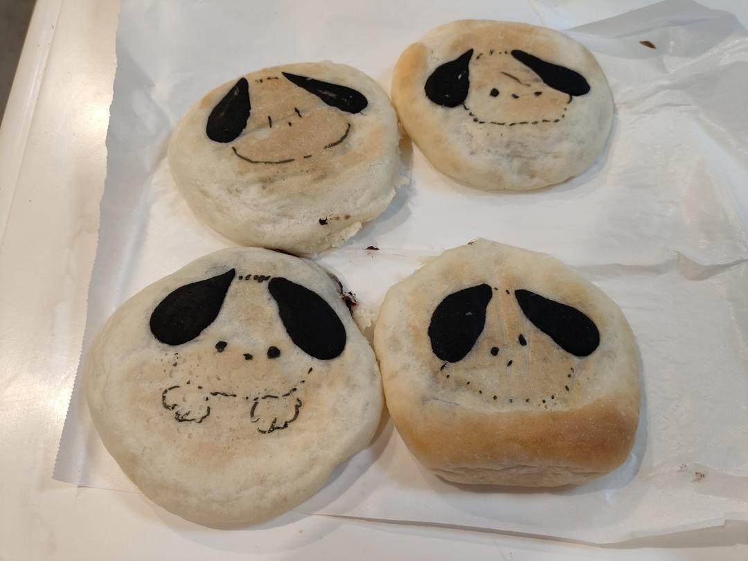 超可爱的帕恰狗面包/日式软面包