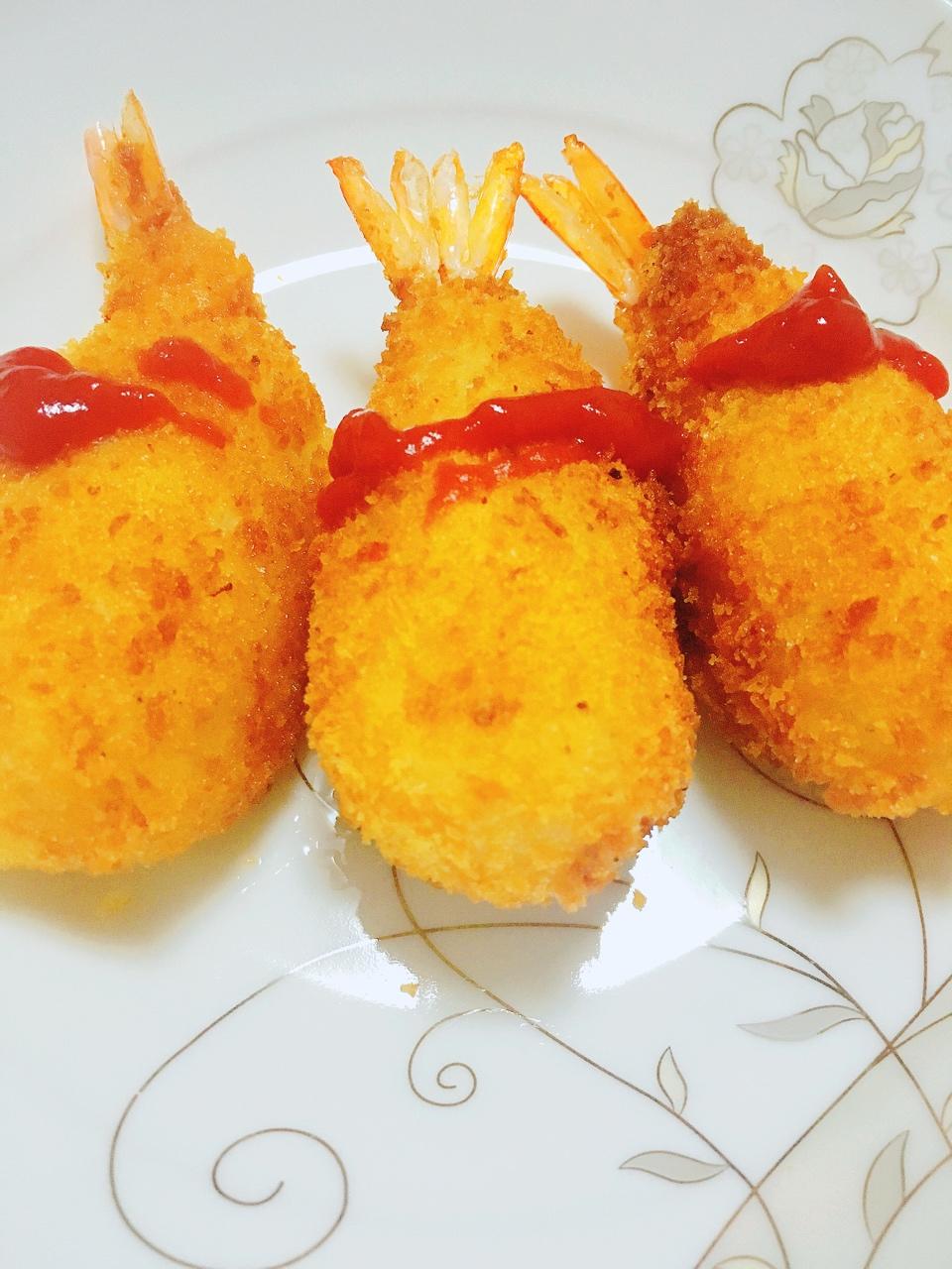 鲜虾可乐饼