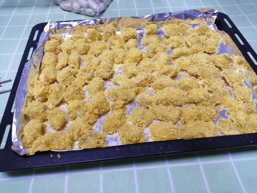 烤箱版鸡米花 | 无需油炸 蒜香味十足