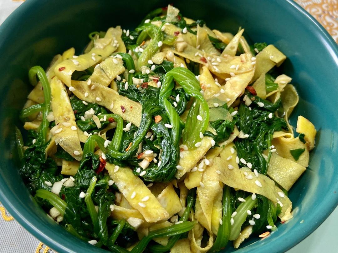 健康低脂凉拌菜—菠菜可以这样吃