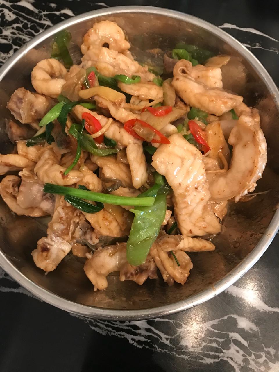 丫o做的爆炒脆肉皖鱼