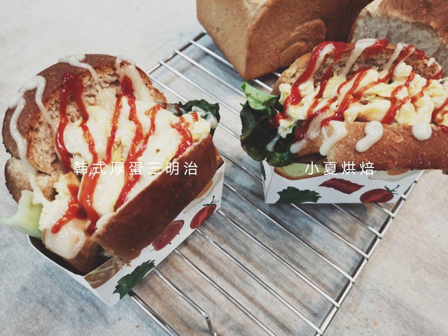 网红EGG DROP芝士厚蛋烧三明治 🥪『平底锅美食』