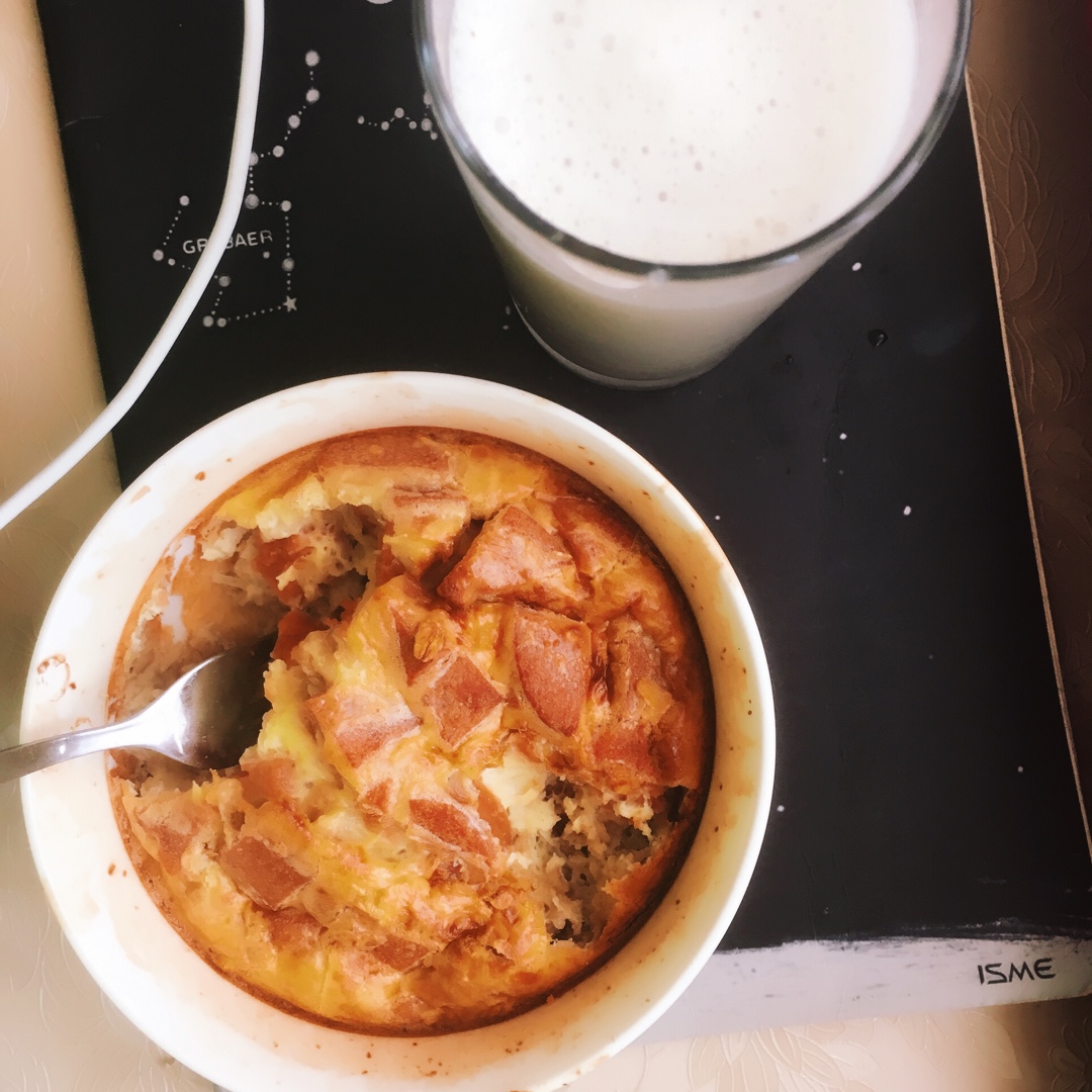 低脂低卡香蕉牛奶烤燕麦—健身减脂快手餐