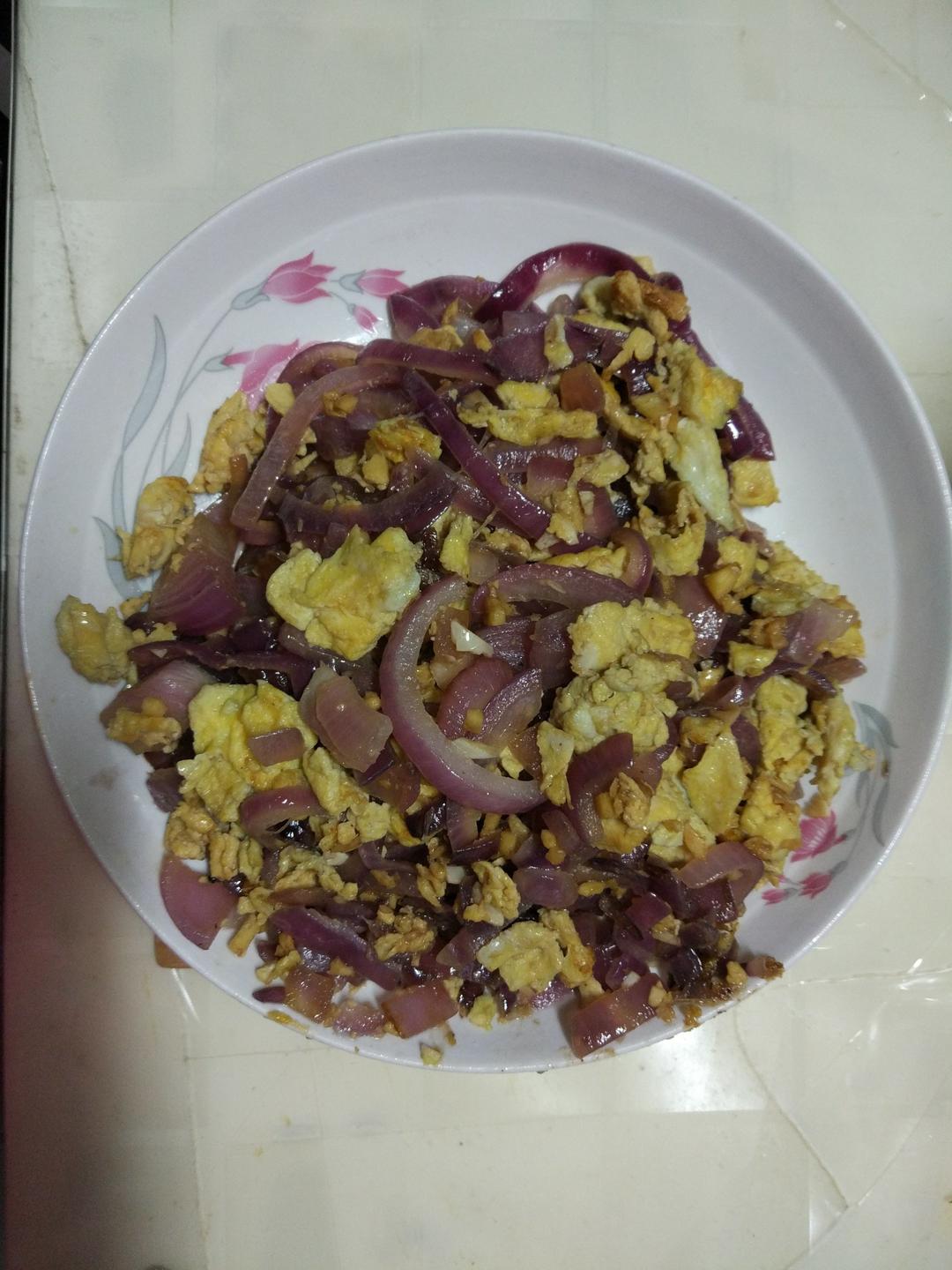 洋葱炒鸡蛋