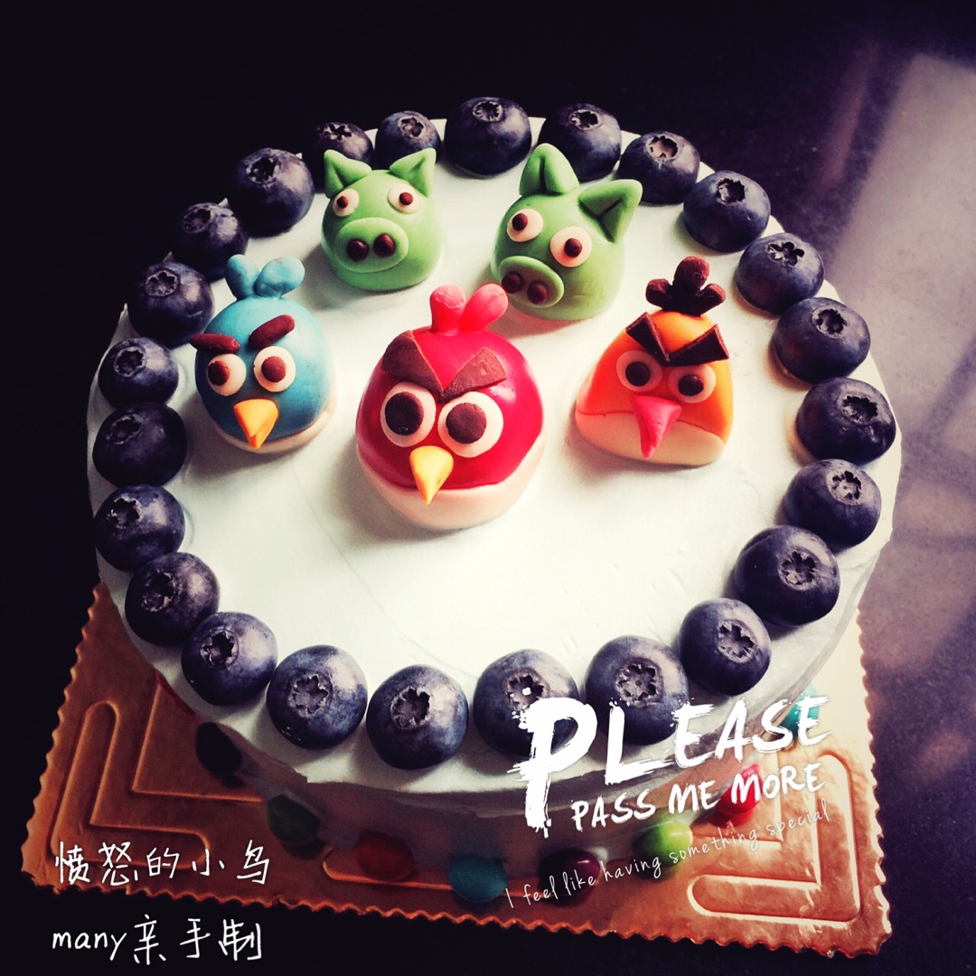 愤怒小鸟蛋糕