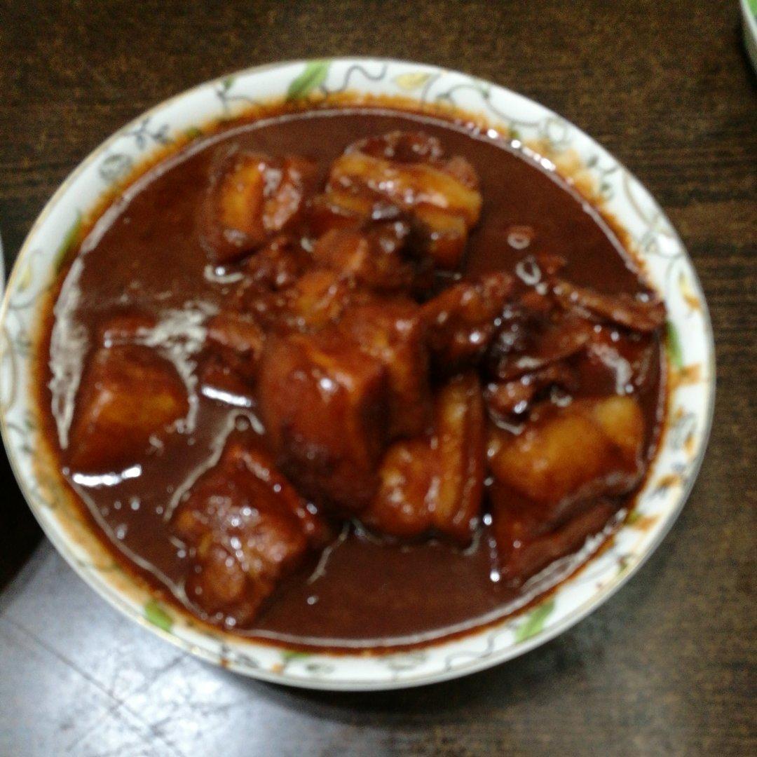 玫瑰腐乳红烧肉