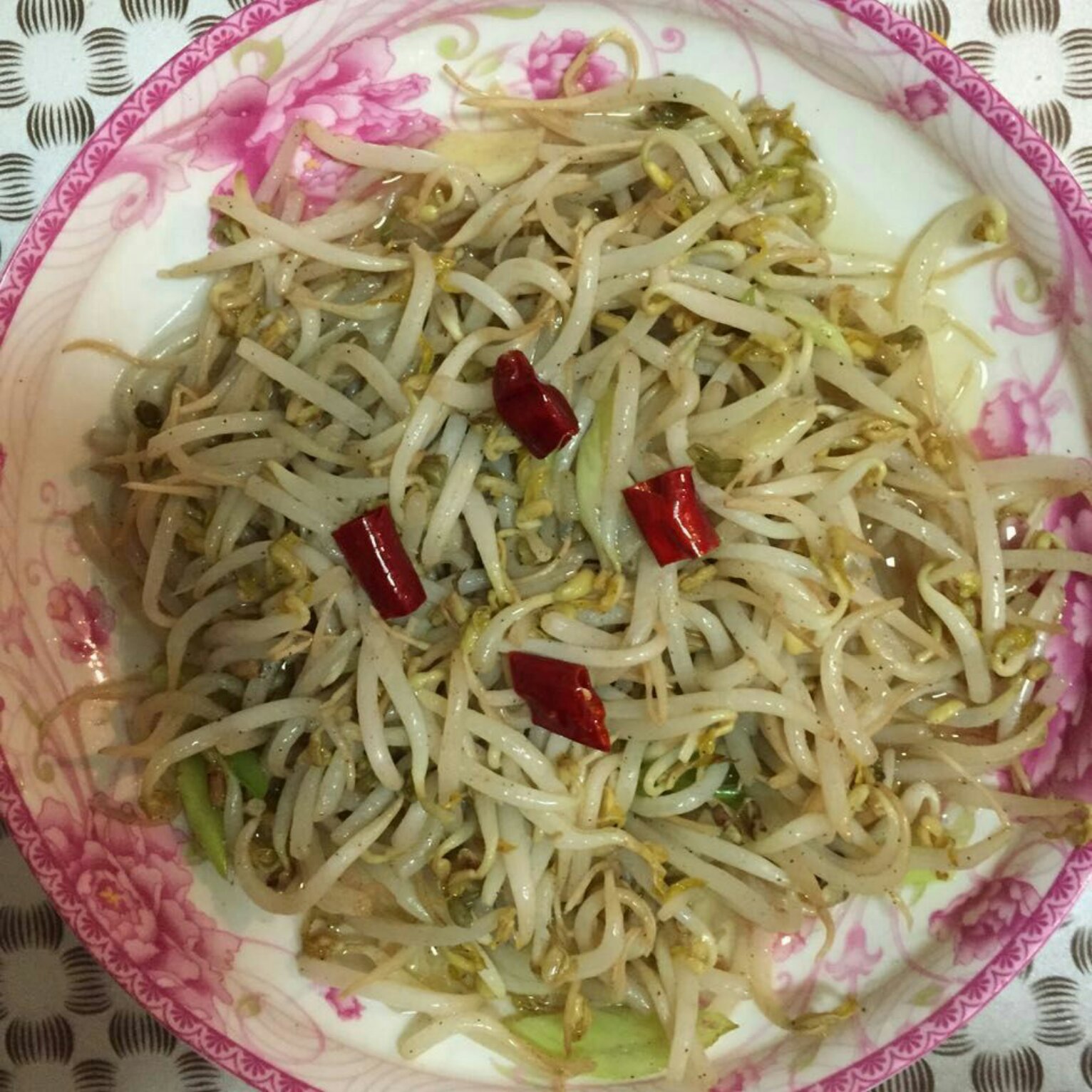 清炒豆芽