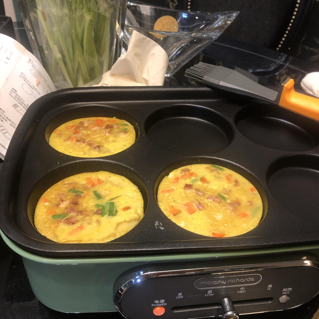 彩椒火腿鸡蛋饼