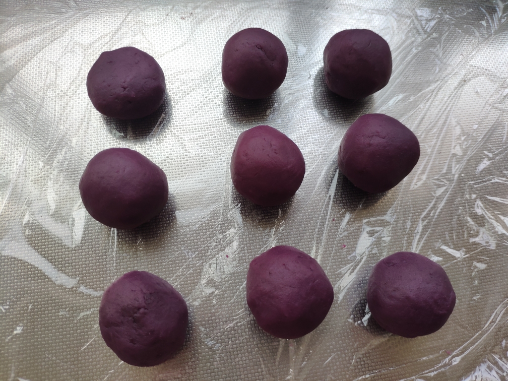 用蛋挞皮做超级好吃懒人版【紫薯酥】的做法 步骤5