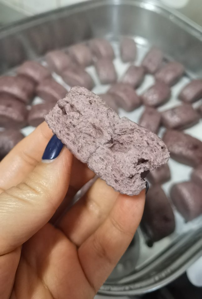 高颜值紫薯馒头