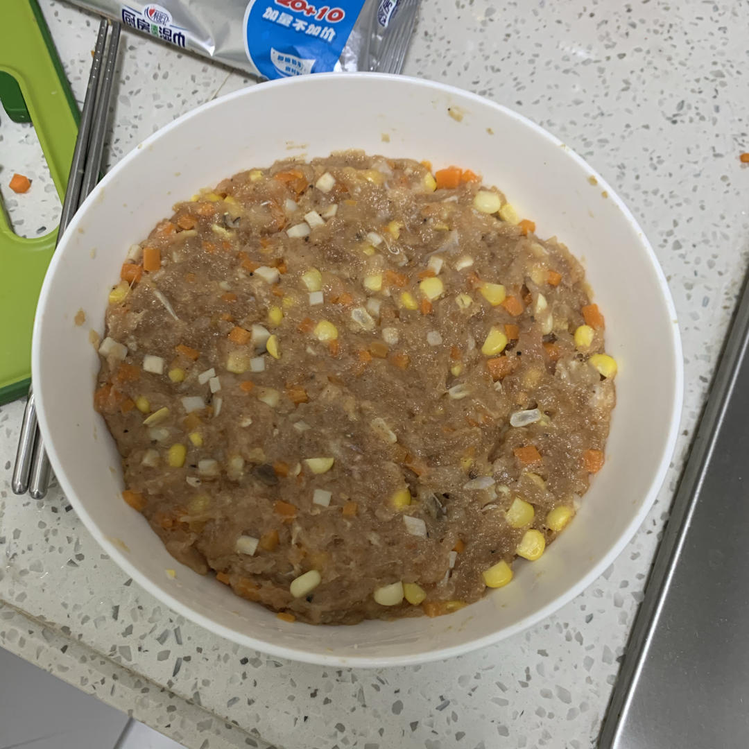 减肥餐：香煎鸡胸肉饼