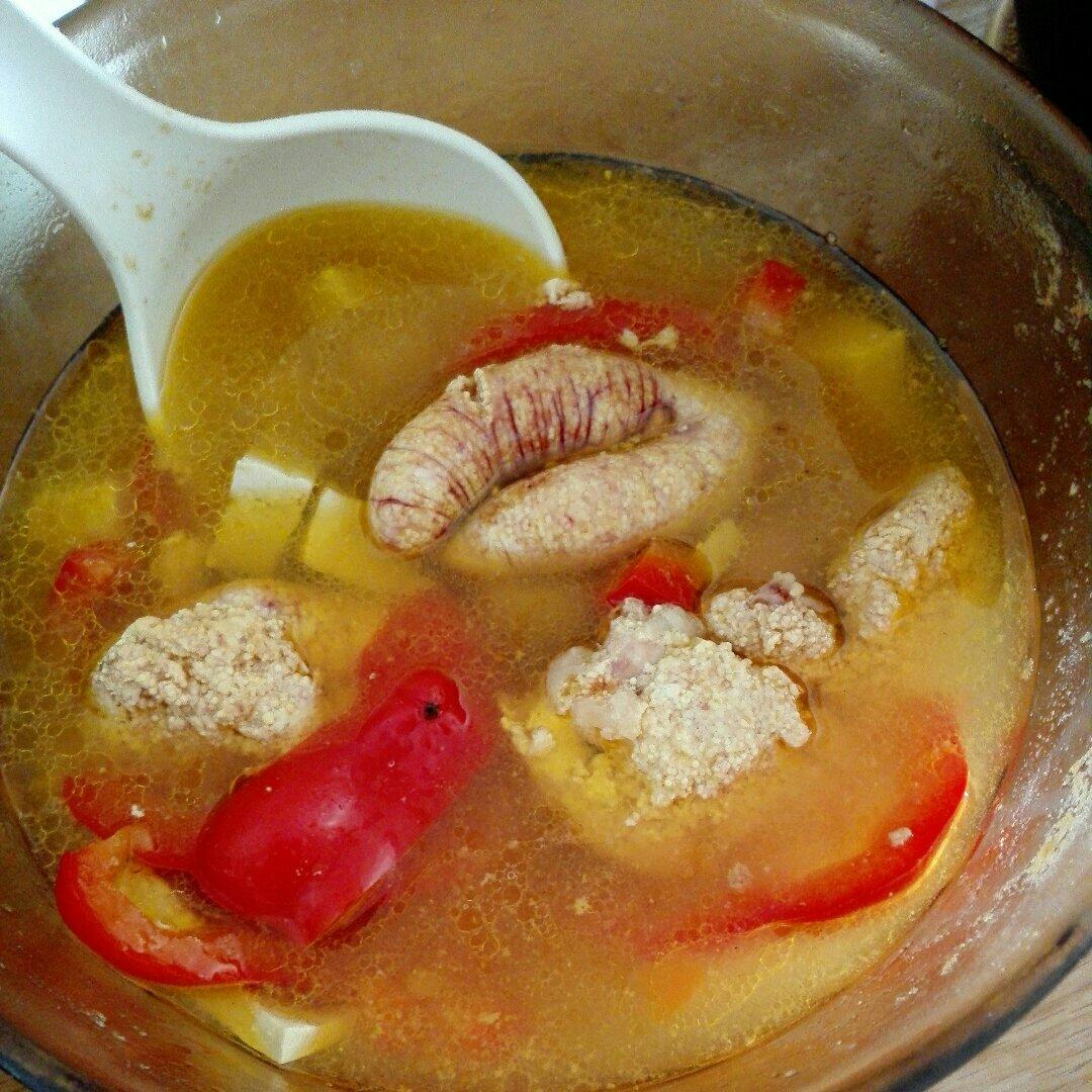 鱼籽豆腐煲