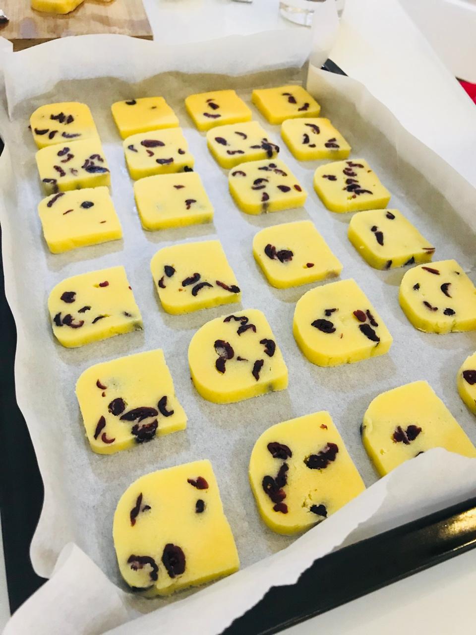 低糖少油版蔓越莓饼干