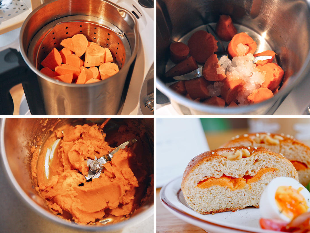 纯奶手撕吐司的做法 步骤1