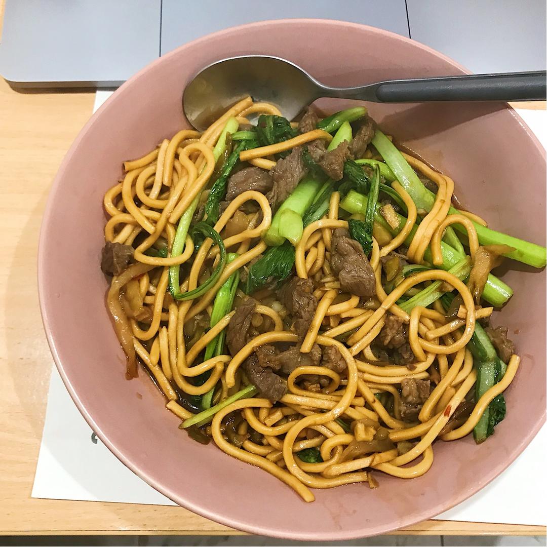 肉丝炒面